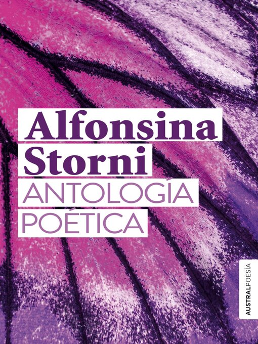 Cover image for Antología poética